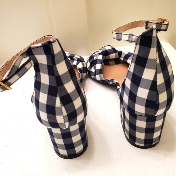 Betsey Johnson Gingham Heels - Picture 4 of 8
